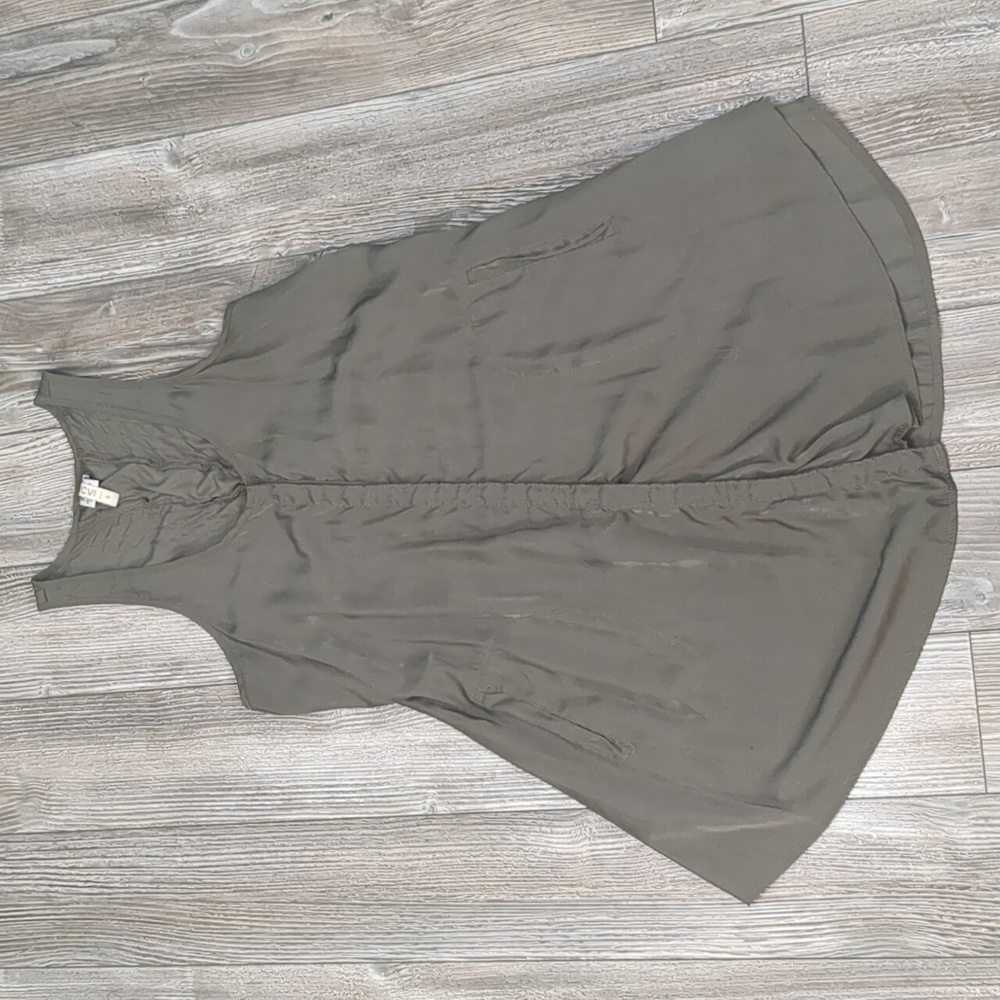 XCVI Green Tunic Dress Small